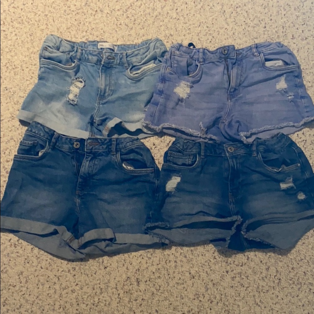 Four zara jeans (girls)